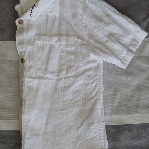 Zara Kids Summer Shirt White Size 6 Years 116cm Like New