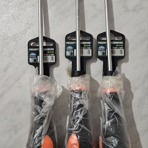 Pros Kit screwdrivers set of 3 new #2 × 200