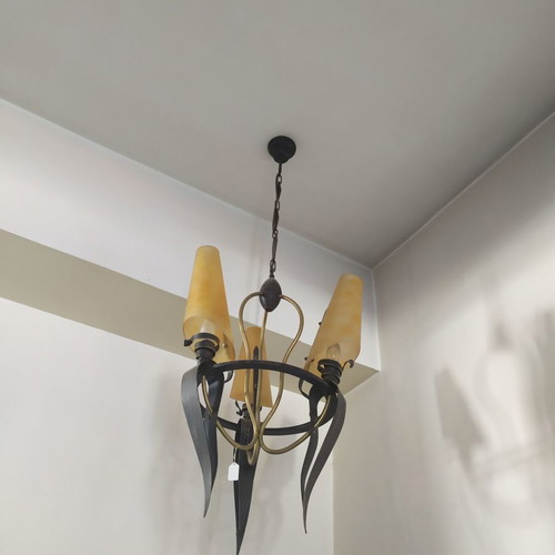 Italian 3-light pendant lamp new exhibition piece