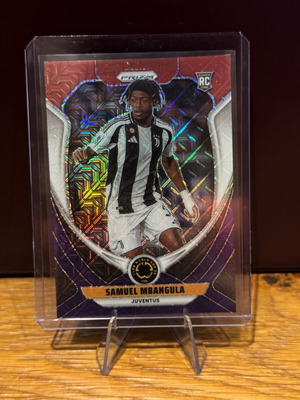 Samuel Mbangula Rc Juventus Red Blue Mojo Panini Club World Cup 2025 card new