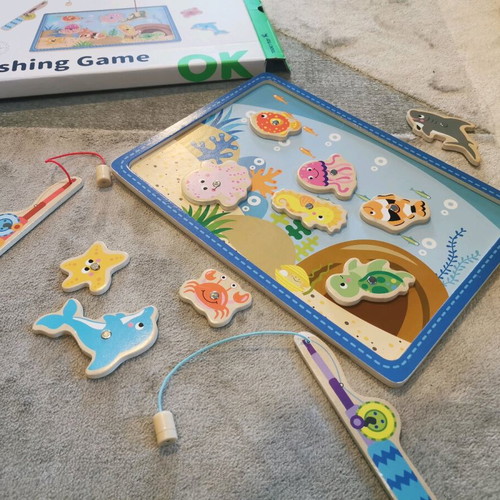 Magnetic Fishing Game like new with box