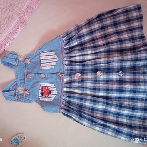Denim dress 12 months like new