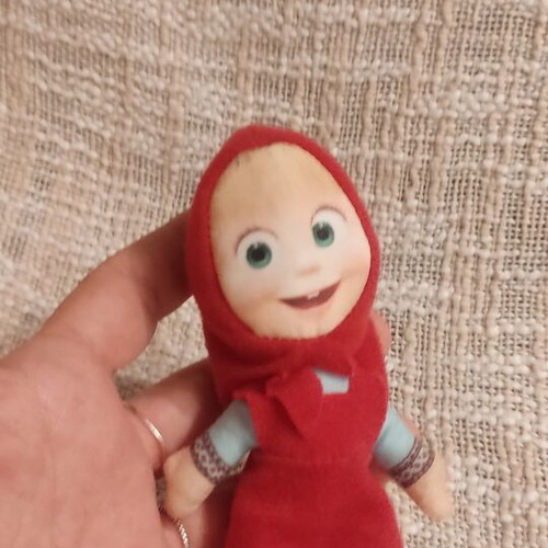 Masha plush figure used, about 12cm