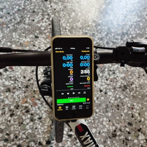 Mobile Phone Mount for Bicycle Used, Aluminum Stem Attachment