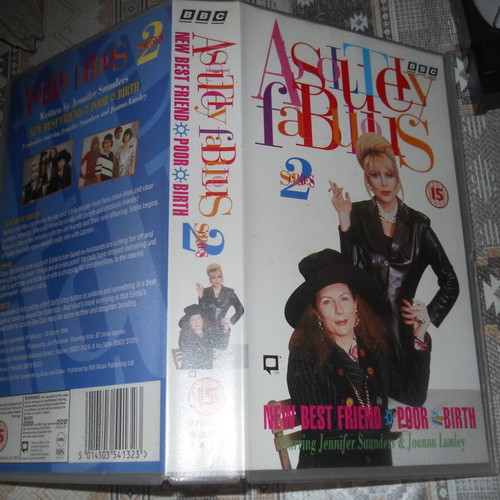 Absolutely Fabulous Series 2 VHS tape used with English subtitles