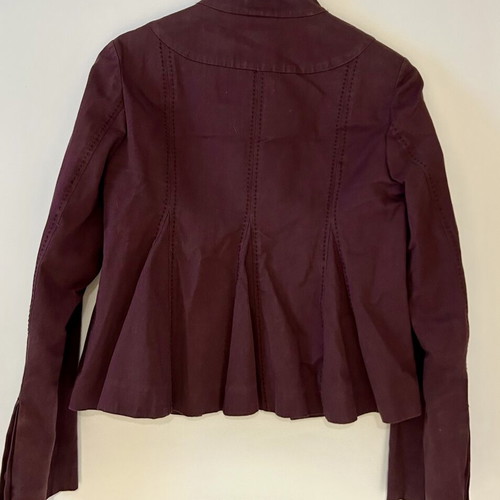 Hoss Intropia cotton cardigan like new, size 36, burgundy