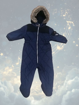 Next baby snowsuit 9-12 months used, blue