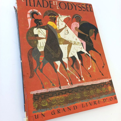 Iliad and Odyssey used, French illustrated edition 1956