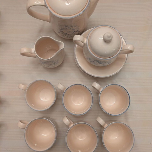 Keltcraft by Noritake Icerose tea/coffee set 15 pcs like new