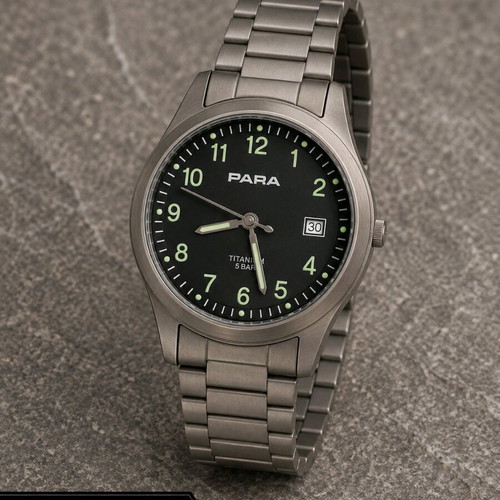 Para Titanium Edition German watch with Citizen Japan movement
