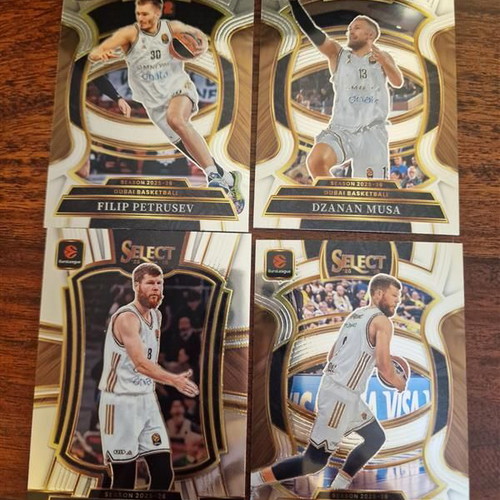 Panini Euroleague Select Dubai pack of 4 base cards new