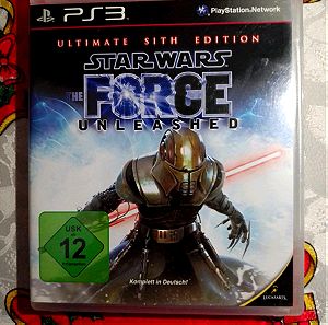 STAR WARS The Force Unleashed Ultimate Sith Edition PS3 σε πολύ καλή κατάσταση με το βιβλιαράκι του.