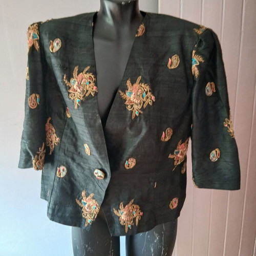 Abiye Jacket like new, sandwich fabric with pattern, size L