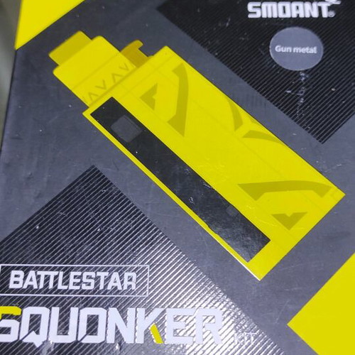 Battlestar Squonker Kit by Smoant gun metal like new