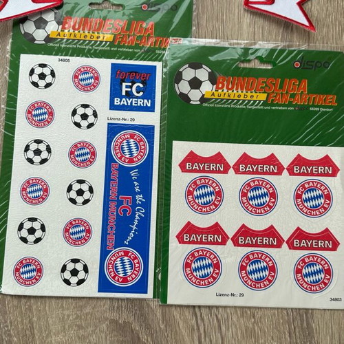 Bayern Munchen FC Sticker Set New