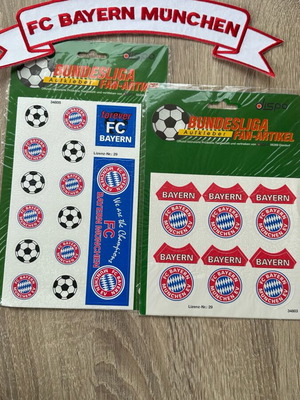 Bayern Munchen FC Sticker Set New