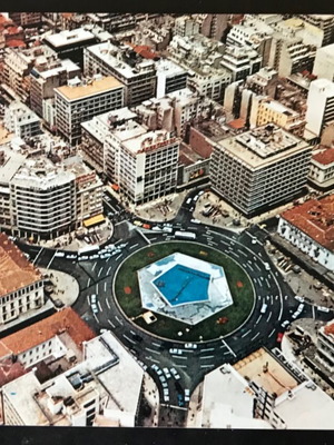 Collectible photo of Omonia Square from 1970s, like new