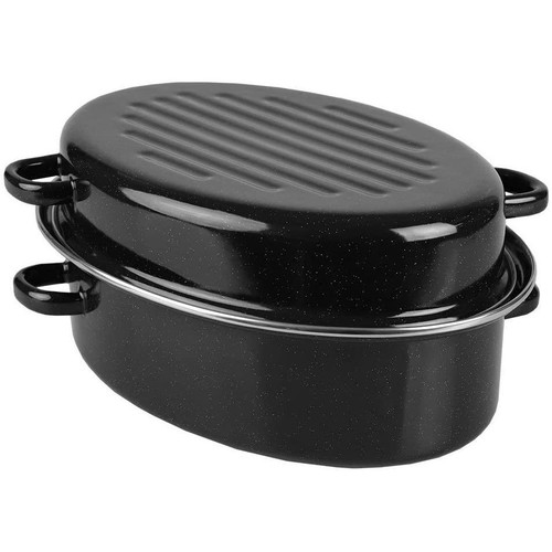 Enamel Roasting Pan new, small oven size 34x25x15 cm
