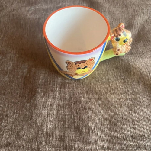 Children's mug like new with teddy bear