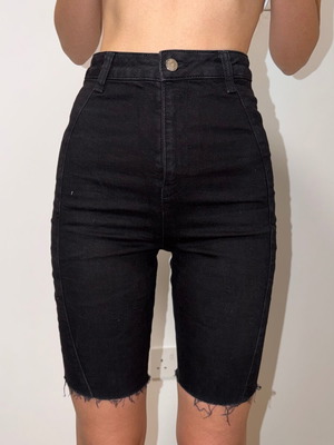 MIDI Jeans Shorts black ASOS like new, size S 36 8