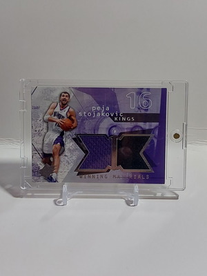 Peja Stojakovic 2004 Upper Deck Jersey Patch Winning Materials like new
