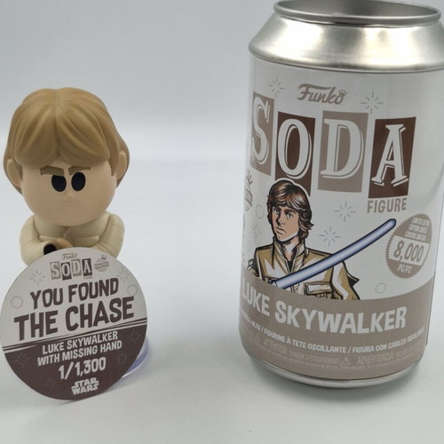 Luke Skywalker Funko Soda Chase figure like new