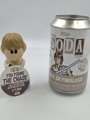 Luke Skywalker Funko Soda Chase figure like new