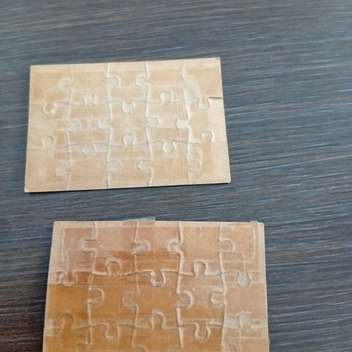 Smurfs puzzles used, set of 2 small puzzles