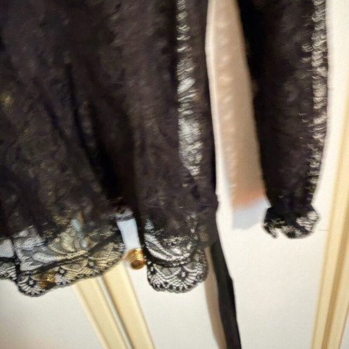 Dolce&Gabbana Women's Lace Blouse like new, 44IT, black