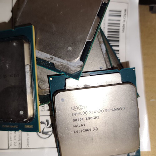 Xeon processors used, single piece