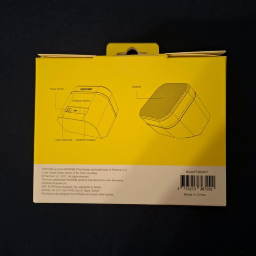 Celly Pantone portable Bluetooth speaker new