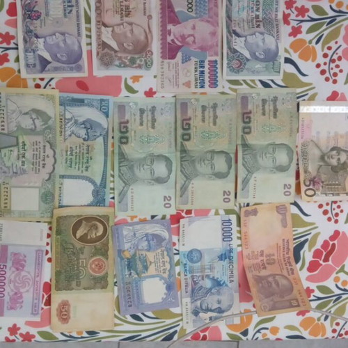 Collection of banknotes like new from Greece