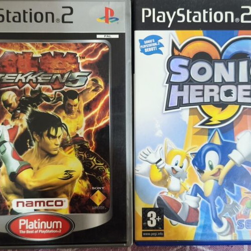 PlayStation 2 (PS2) used with 10 games and memory card