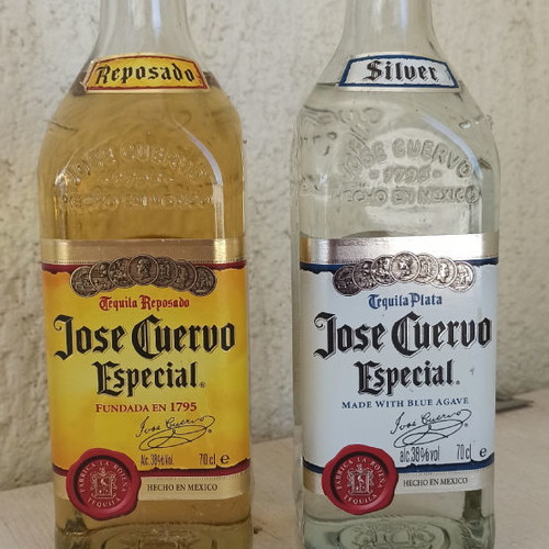 Jose Cuervo tequilas gold and silver, new 700 ml