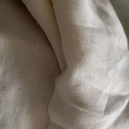 Toi&Moi women's white linen palazzo pants used, size S