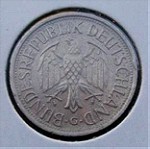 1 ΜΑΡΚΟ ΓΕΡΜΑΝΙΑΣ 1980 G - GERMANY - 1 Deutsche Mark 1980 G (Federal Eagle of Germany)