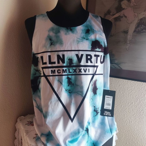 Villains of Virtue men's sleeveless tie-dye shirt XXL new
