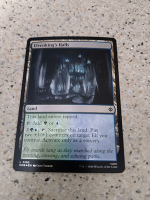 Magic the Gathering Elvenking's Halls foil κάρτα καινούργιο