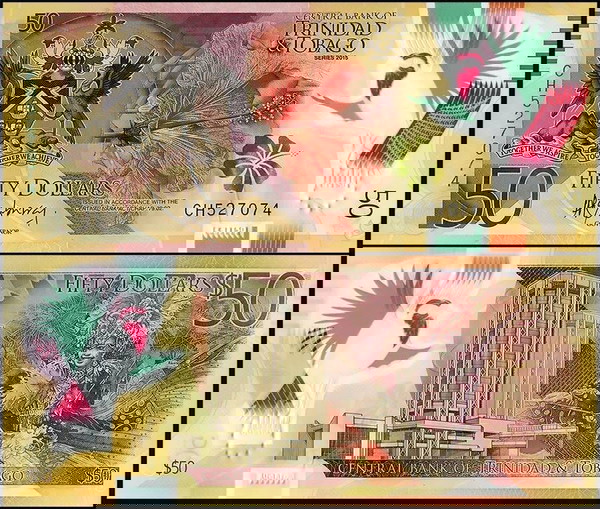 TRINIDAD AND TOBAGO - 50 Dollars 2015 - Polymer - UNC -