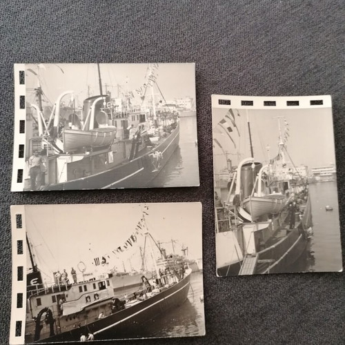 Ship "Evridiki" used, 3 photos from Genoa 1960