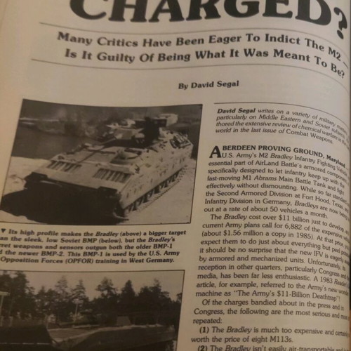 Combat Weapons collectible magazine used, Spring 1986