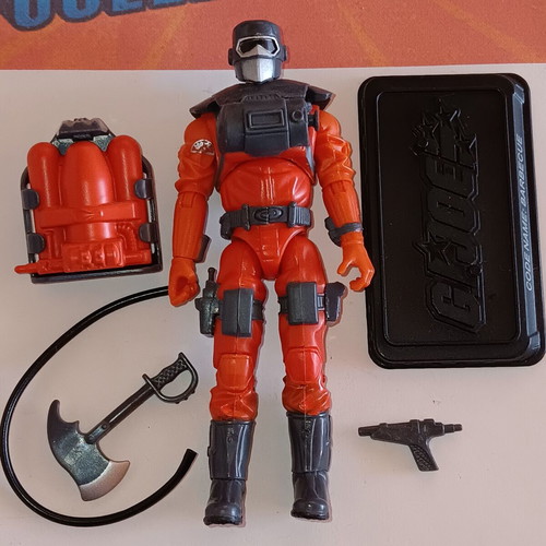 GI Joe Barbecue Firefighter 2008 figure like new