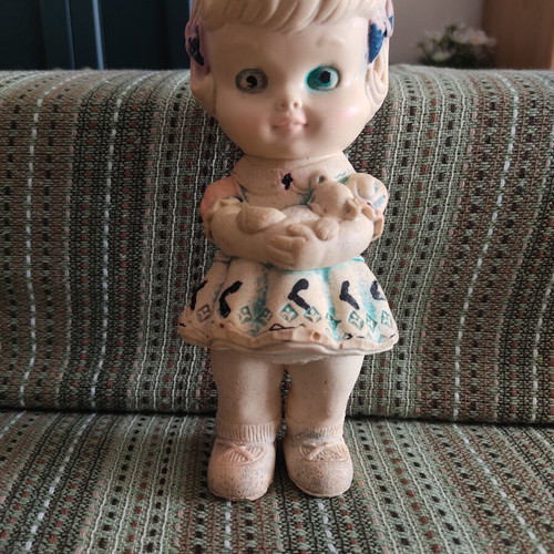 Vintage doll from the 1960s, German origin