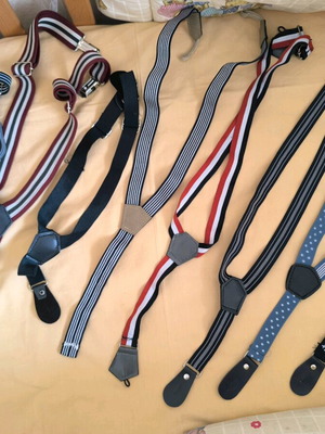 Children's suspenders like new, colorful and adjustable
