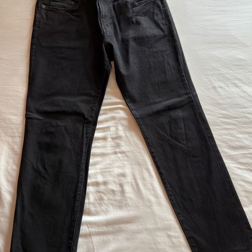 H&M black denim pants size EUR 34 like new