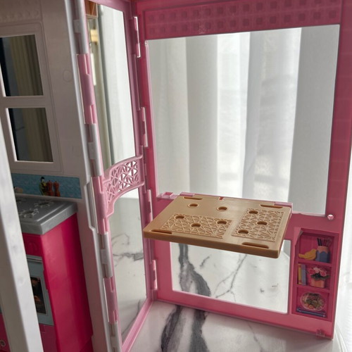 Barbie house used without chair