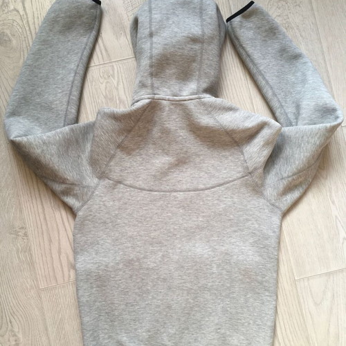 Nike Tech Fleece Windrunner Full Zip Hoodie Gray Mens Size S like new