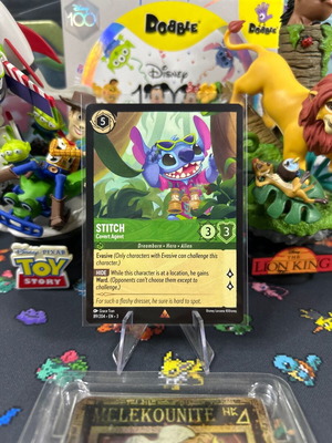 Stitch Lorcana Disney TCG κάρτα νέα, με θήκη