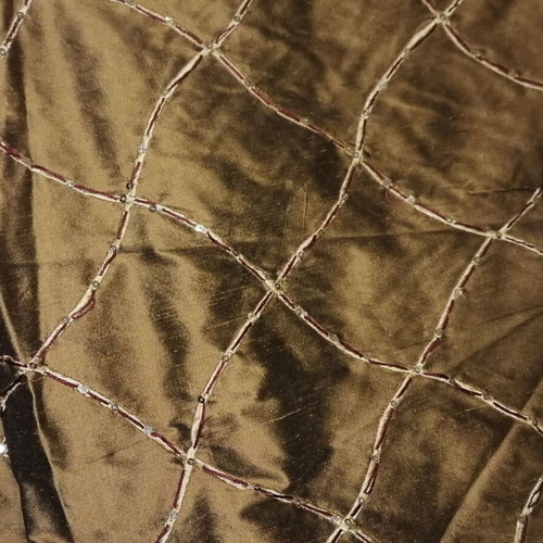 Handmade silk fabric 0.94 x 1.32 m, suitable for pillowcase