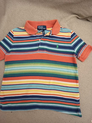 Polo Ralph Lauren πολύχρωμο ριγέ παιδικό polo 3Τ